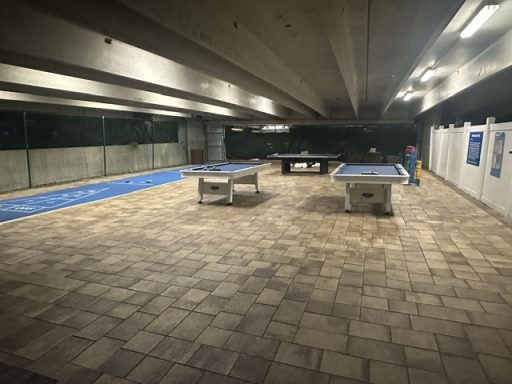 Outdoors gaming area